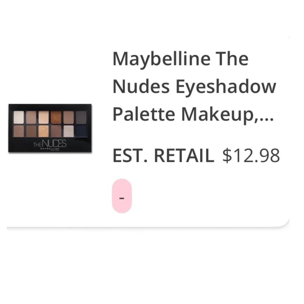 Maybelline The‎ Nudes Eyeshadow Palette 12 Shade Neutral Bundle 50X103 2 Count